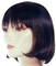 The Costume Center Brown and Gray Straight Doll Hair Women Adult Wig Costume Accessory